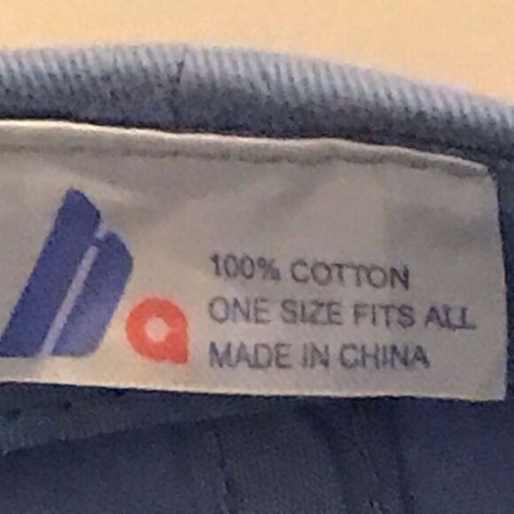 Women's New Smyrna Beach Florida Blue & Pink Palm Tree Hat - Picture 11 of 13